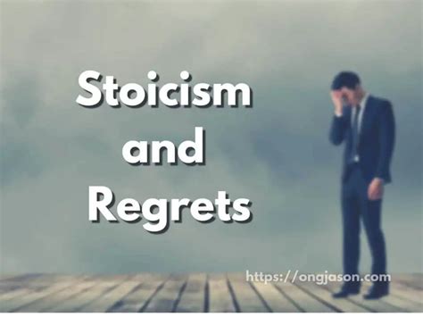 Do Stoics feel regret?